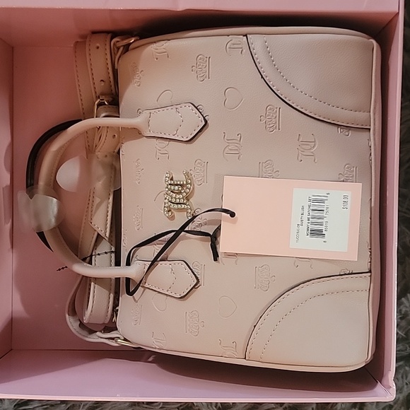 Juicy Couture Mommy and Me Light Pink 2Pc purses - Picture 2 of 8